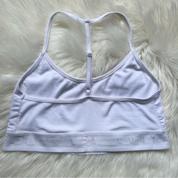 LUNYA Soft Modal Sleep Bra Bralette Sz S White - Picture 6 of 9
